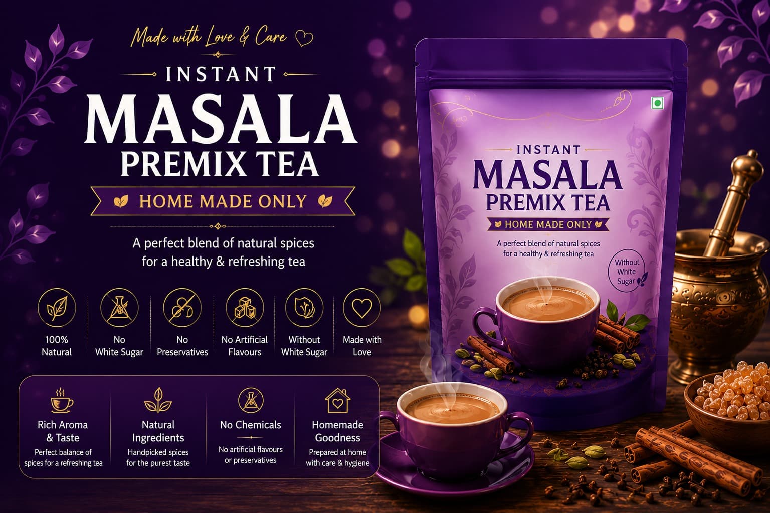 Sathya Instant Masala Premix Tea